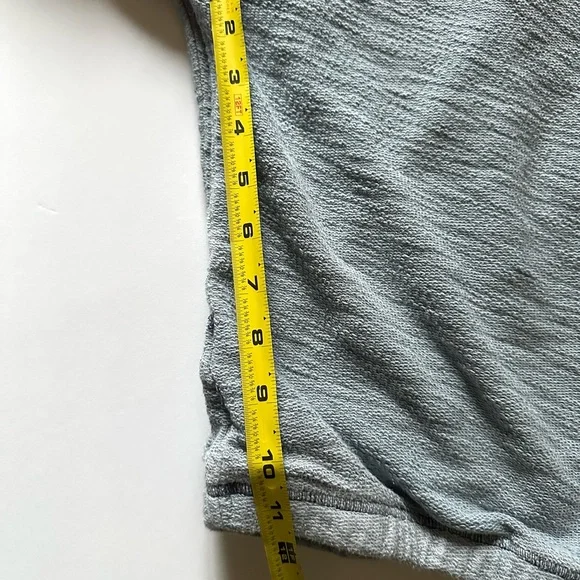 Free People Movement Women's Criss Crossed Sweat  in Denim Gray Sz Medium Hoodie - Picture 8 of 10